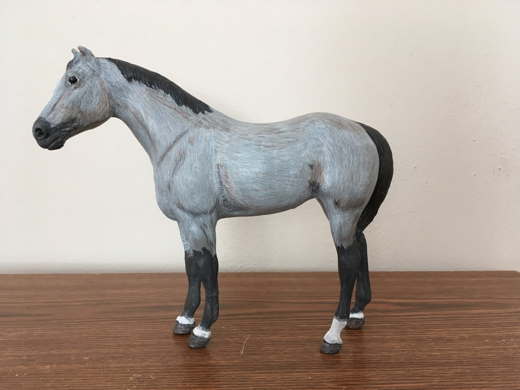 Rusty-Grey Quarter Horse Yearling Traditional